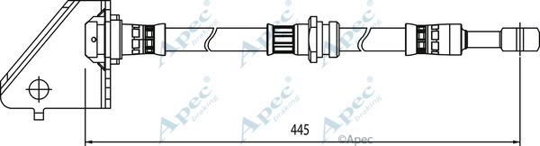 APEC BRAKING Тормозной шланг HOS4021